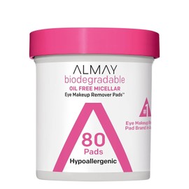 Almay Lot Of (2) Sealed Almay Biodegradable Micellar Eye Makeup Remover Pads 80ct Each