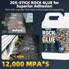 Rock Glue for Landscaping - 2 Gallon Mulch Glue with