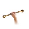 Antique Style Brass Carved Shower Tub Safety Grab Bar Wall