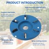 Stump Remover Angle Grinder Wood Carving Disc 6 Teeth Chainsaw