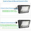 2PACK Dusk to Dawn 100W LED Wall Pack Light Fixture,