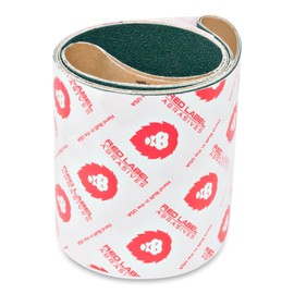 Red Label Abrasives 6 X 48 Inch 80 Grit Metal Grinding Zirconia Sanding Belts, 2 Pack