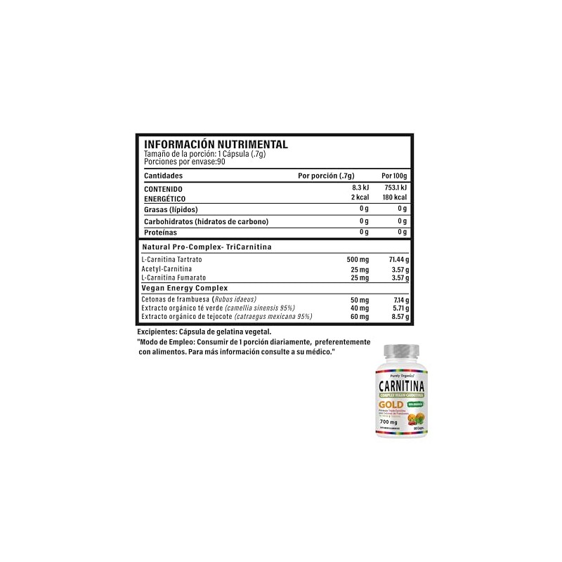 Purely Organics Combo Lipo Green Carnitina Gold Vinagre Manzana Verde