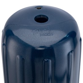 Taylor Made Products 571025 Big B Inflatable Vinyl Boat Fender with Center Rope Tube 6 inch x 15 inch , Navy Blue