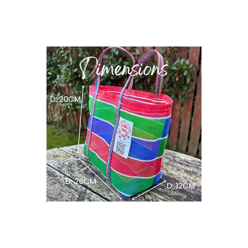 DRAGON MAMA'S KITCHEN Jia Zhi Bag- Traditional Taiwanese Mesh Tote