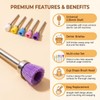 5 Pcs Nail Drill Bit Cleaning Brush