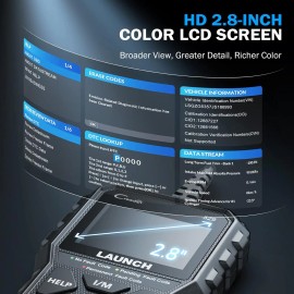 LAUNCH OBD2 Scanner CR529 Diagnostic Tool Full OBDII Code Reader Free Lifetime Update Scanner for CarScreen Size: 1.5", Power Source: Corded Electric