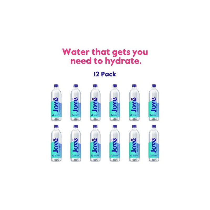 Jove Alkaline pH Water, Skin & Cellular Hydration, pH 9.5+,