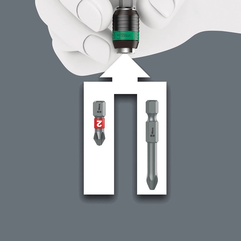 Wera Kraftform Compact Pistol RA-R 2 05051536001 13-Piece Set