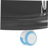 WHAMVOX 4pcs Cart Wheel Replacement for Walkers Durable Plastic Rubber