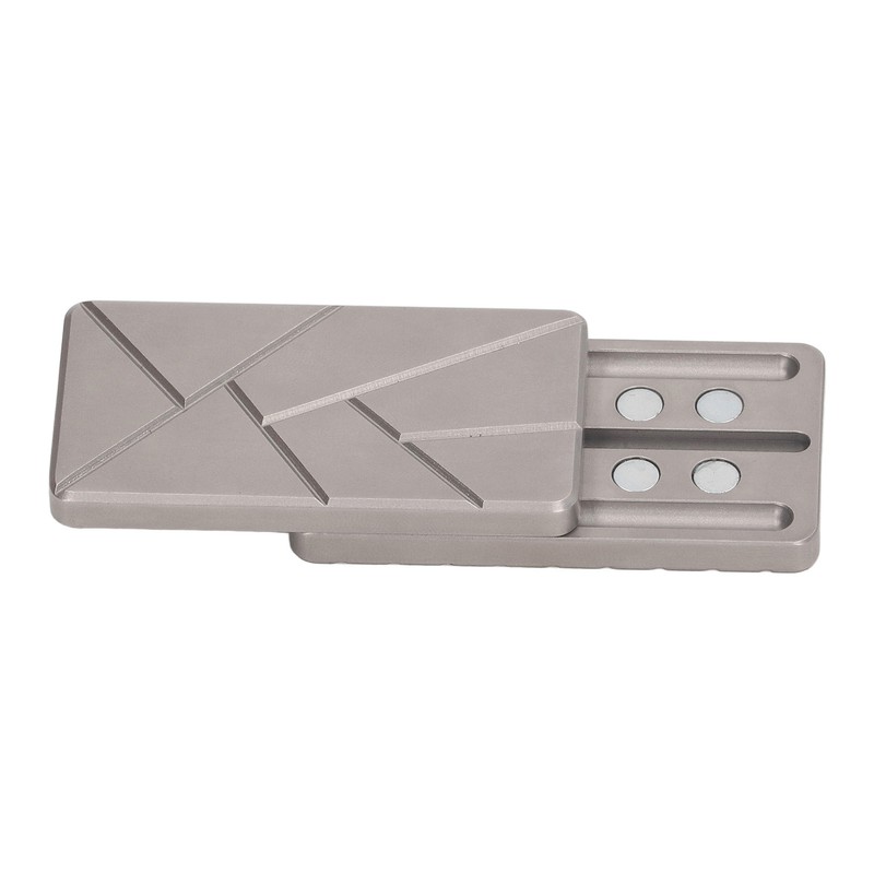 Magnetic Push Slider Computer Keyboard Printing Metal Fingertip Push Card