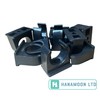 20mm Black PVC U Clip Conduit Push in Saddle -
