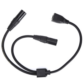 JORINDO JD6099 Adaptor Cable Dual XLR Male to RJ45 Female YSpliter Adaptor Cable