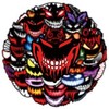 Horrible Grimace Demon Stickers for Water Bottle,50 PCS Nordic Style