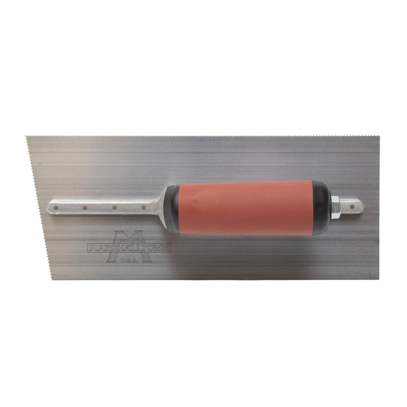 Marshalltown 766SD Notched Trowel 1/16 x 1/32 x 1/32-Inch U-Durasoft