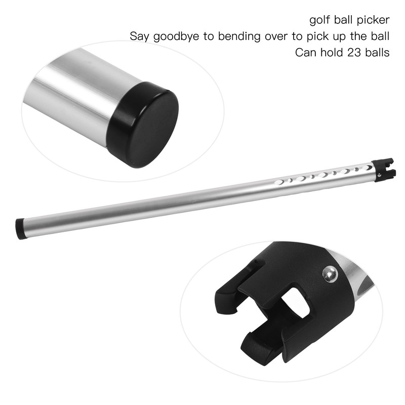 Golf Ball Retriever Aluminum Alloy Golf Ball Picker Golf Pickup
