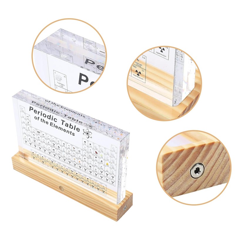 Real Periodic Table of Elements,Acrylic Periodic Table Decor,83 Real Elements