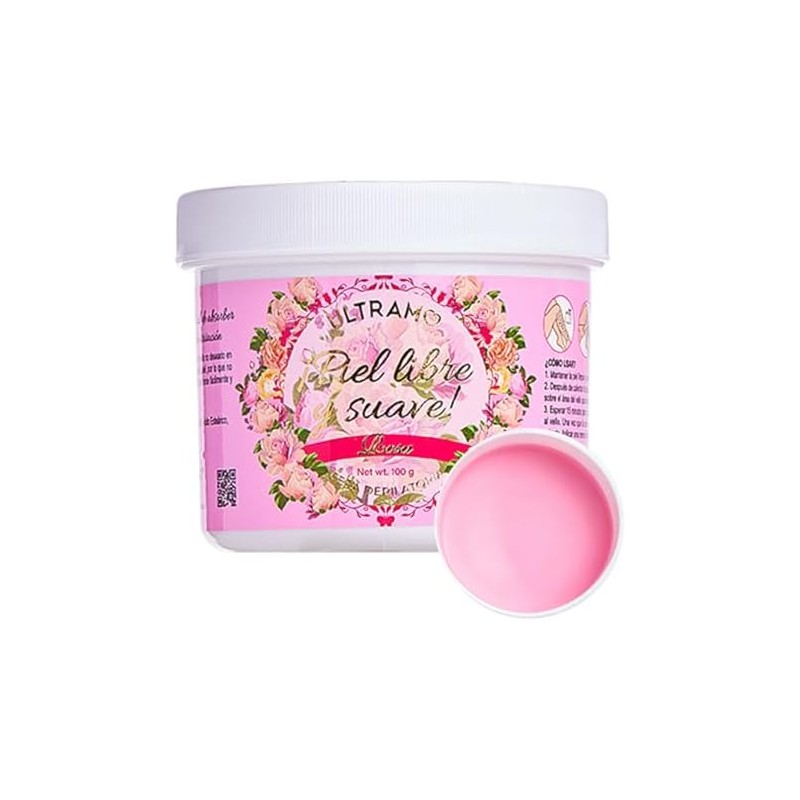 ULTRAMO Cera para Depilar - Rosa Cera Epiladora Suave