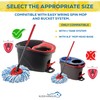 KLEEN HANDLER Microfiber Spin Mop Replacement Head Refills | Compatible