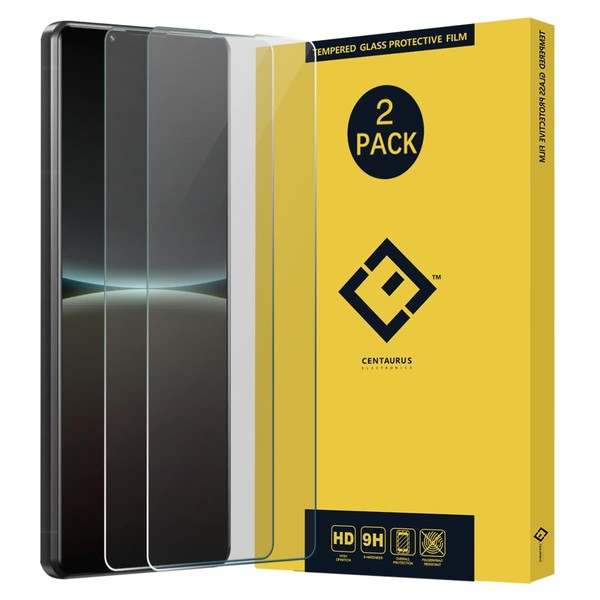 DUNSIHUI 2Pcs Xperia 5 V Screen Protector, Anti-Scratch 9H HD