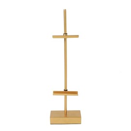 18" Gold Steel Adjustable Tabletop Easel by Studio Décor - Decorative Stand for Pictures, Frames, Books, Cards, Plates - 1 Pack
