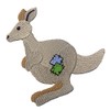 Kangaroo Patch Embroidered Applique Iron On Sew On Emblem