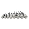 Steelman 8-Piece Diamond Tip Screwdriver Set, Variety of Slotted and