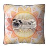 Sophia Art Indian Square Urban Design Floor Pillow Cover Ottoman