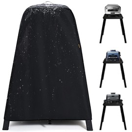 Waterproof Cover for Ninja Woodfire Outdoor Grill & Smoker and for Artisan Pizza Oven on Ninja XSKUNSTAND Stand, Outdoor Grill Accessories for Models OG700/800/900/OO100/MO200 Series (Cover Only)