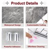 HARFINGTON 10pcs Peel and Stick Marble Tiles, Waterproof Wall Panel