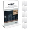 HMF 46920 Acrylic Menu Holder upright | 10 Pieces |