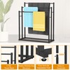 Honiter Towel Racks for Bathroom, 3 Tier Wide Towel Drying
