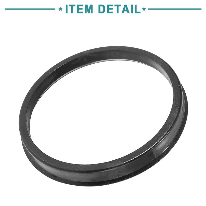 ACROPIX 78.1mm to 87.1mm Universal Hub Centric Rings Black -