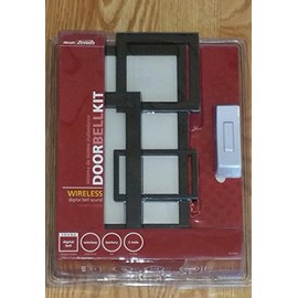 Heath Zenith Wireless Door Chime with Black Collage Cover