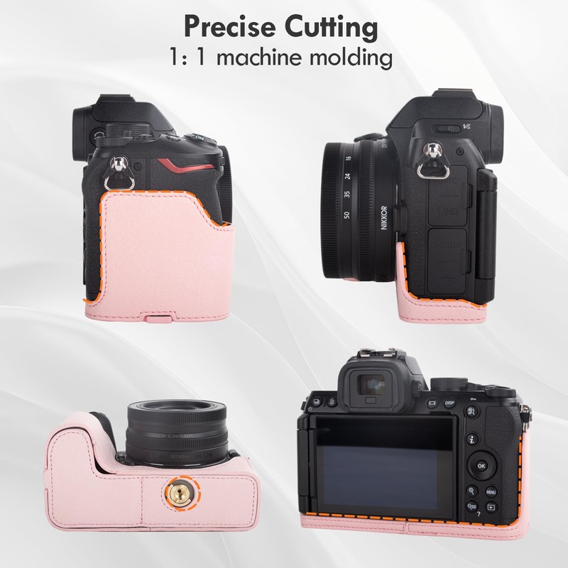 VOVMOEYA Protective Camera Case for Nikon Z50 II Mirrorless Camera,for