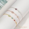 MignonandMignon Family Birthstone Bracelet for Women Custom Gift for Mom
