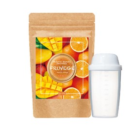 Full Veggie Chia Seed Smoothie 10.6 oz (300 g), Includes Shaker and Lightweight Spoon, Replacement Diet Diet Food, Low Calorie Super Food (Mango Orange)
