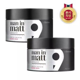 Elastine 엘라스틴 맨인매트 하드 왁스 80g x 2개 Elastin Man in Matt Hard Wax 80g x 2 [Basic Product]