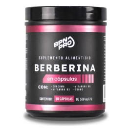 Berberina HCL 500 mg con Cúrcuma, Vinagre de Manzana y Canela – Glucosa Fórmula Natural Bienestar Metabólico – BPN PRO, Cápsulas