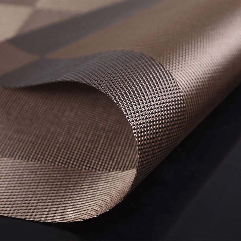 Dooppa PVC Insulation Non-slip Placemats Washable Table Mats Set of