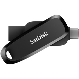 SanDisk Phone Drive 128 GB, 2-in-1 Phone Storage, (for Android Smartphones and Tablets, Mac and Computer, USB Type-C and USB Type-A Port) Automatic Backup, Rescue PRO Deluxe, Black