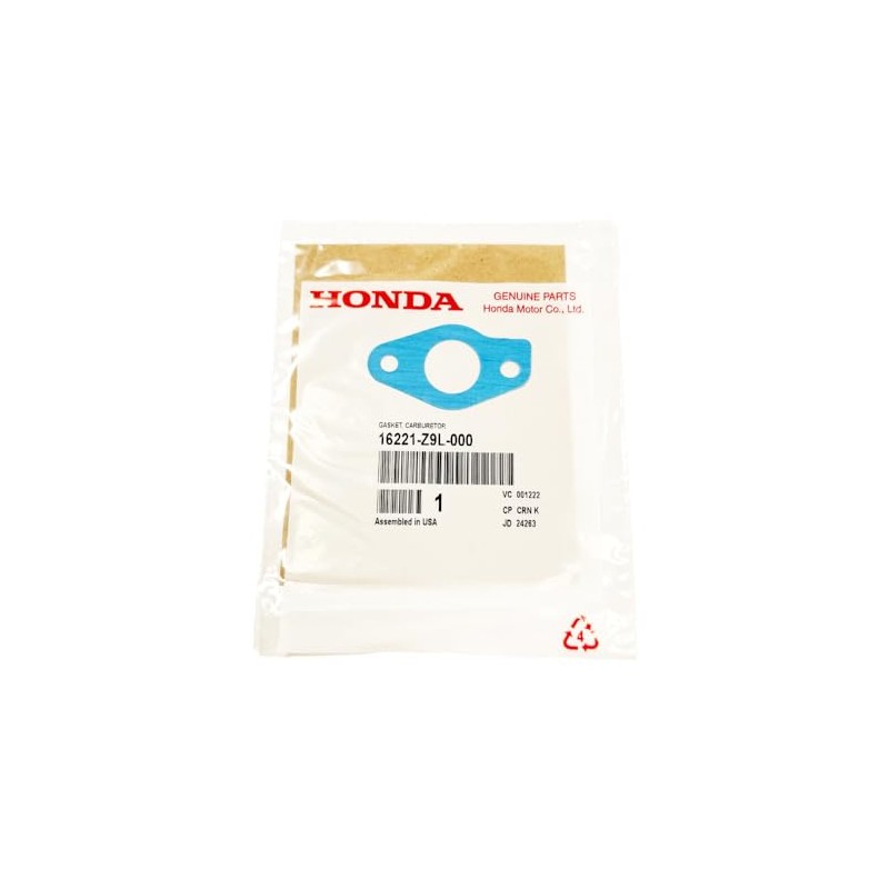 Honda 16221-Z9L-000 Carburetor Gasket for GCV170, GCV200 Engines on HRN216
