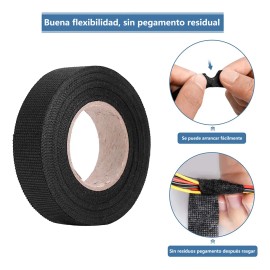 2 Cintas Aislar Tela Auto 15m Alta Temperatura Antidesgaste
