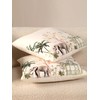 Glamm Texa Home Decor White Elephant Cushion Covers Set Of