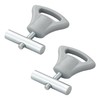 ProPlus End Stopper Plastic Knob for Piping Rail 8-10 mm