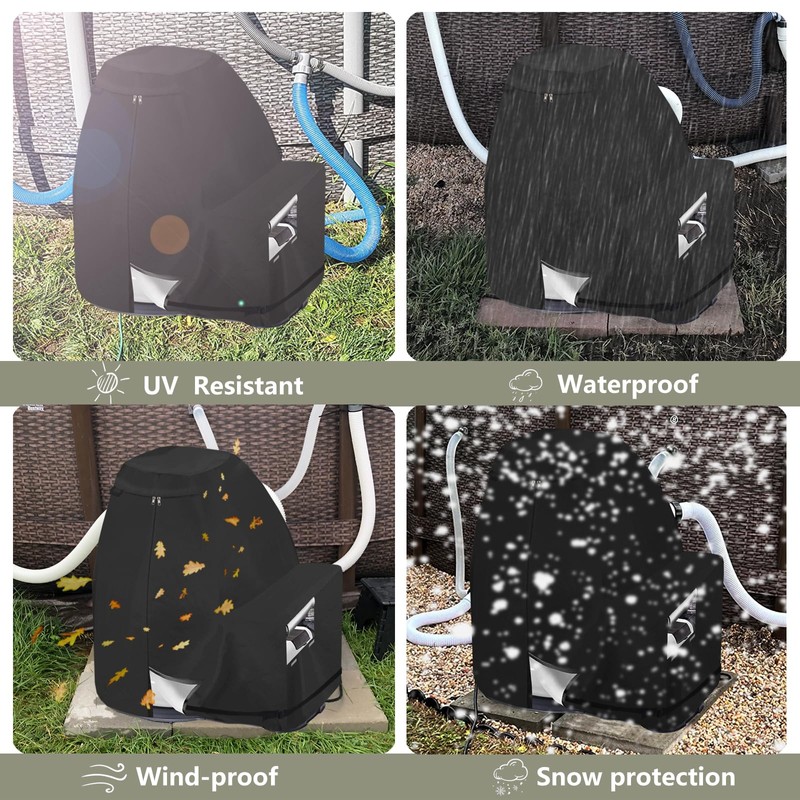 Bitubi Sand Filter Pump Cover,Waterproof Anti-UV Above Ground Pool Pump