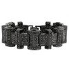 Rappers Style Hip Hop Bracelet in Black
