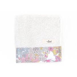 DDintex FLORET LONDON Soft Hand Towel, Angelica Gala, Pink, 9.8 x 9.8 inches (25 x 25 cm) [Liberty Print]