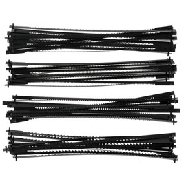 NIYATA 24 pieces scroll saw blades, scroll saw blades 133 mm, 10T 15T 18T 24T fretsaw blades, HCS saw blade for cutting, for jigsaw machines