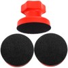 Hedume Hand Clay Bar Pad, 1 Pack Handle with 2